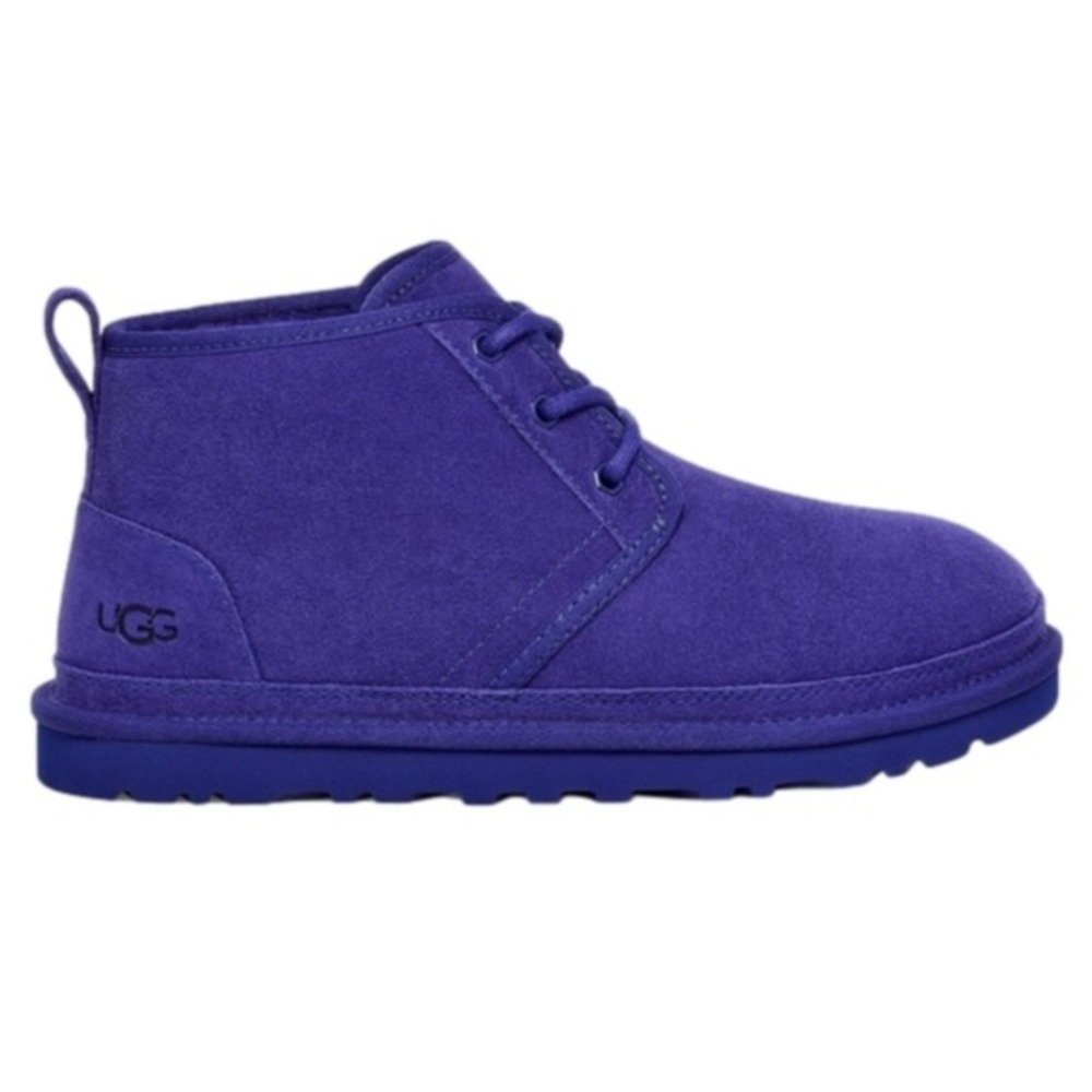 UGG Neumel Chukka Boots‎ Purple Suede Casual Ankle Lace-Up Women's Size 6 New